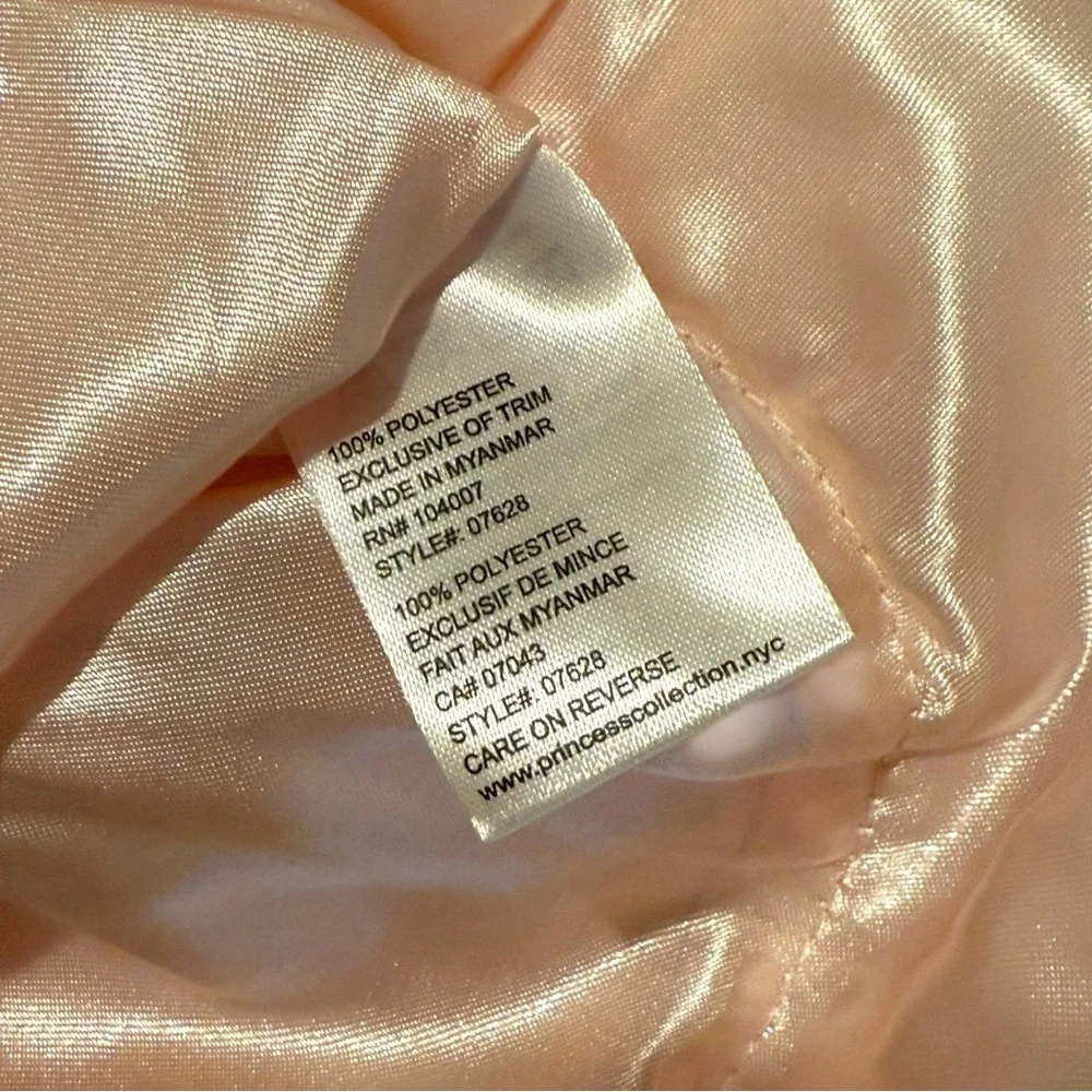 American Princess Baby Girl Dress Set 6M Pink Gold Embroidered Tulle Party Dress - Picture 8 of 10